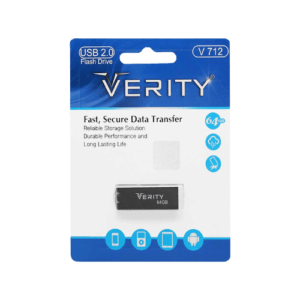Verity V712 USB2.0 Flash Memory-64GB-(گارانتی آسان سرویس) مشکی
