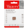 Verity micro SDHC UHS-I U1 Class 10 -95MB/s-16GB (گارانتی آسان سرویس)