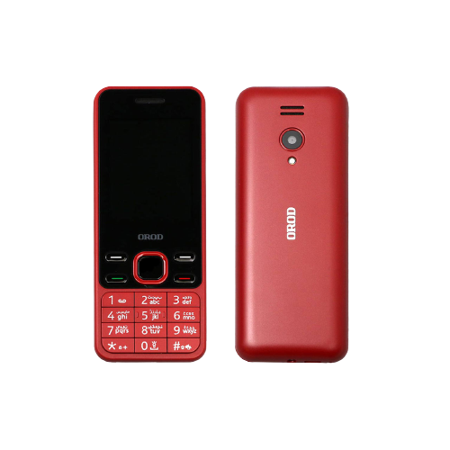 گوشی موبایل OROD مدل 150 دو سیم کارت-قرمز |18 ماه گارانتی شرکتی